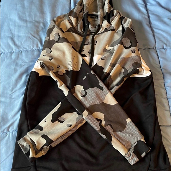 Mens Nike Cameo Colorblock Large Hoodie Sweatshirt - Picture 3 of 10